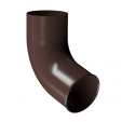 Отвод водосточной трубы Docke Stal Premium, шоколад